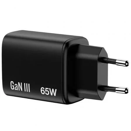 Verbatim Essentials GaN Charger 65W 2xUSB-C 1xUSB-A Negro